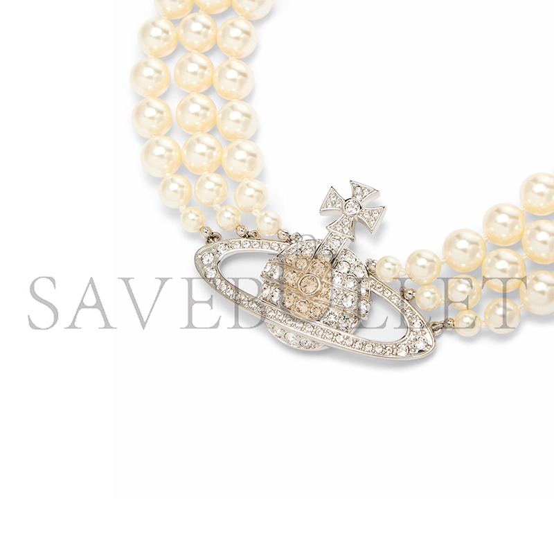 VIVIENNE WESTWOOD EMBELLISHED CHOKER 